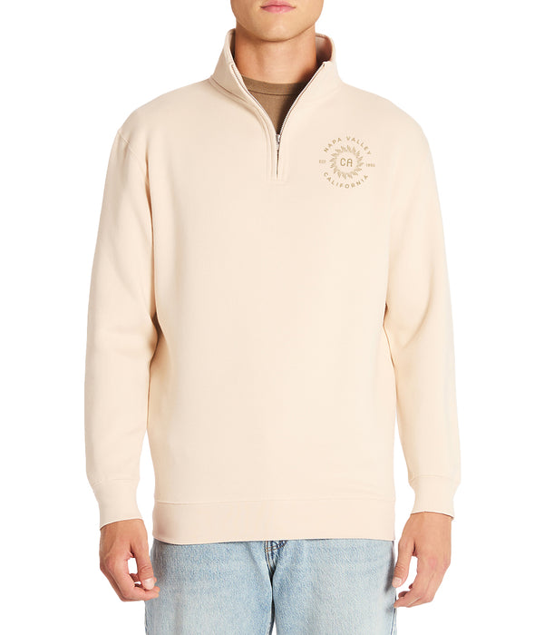Custom Wholesale Lane Seven Unisex Premium Quarter Zip Embroidered in BURST COLLECTION design
