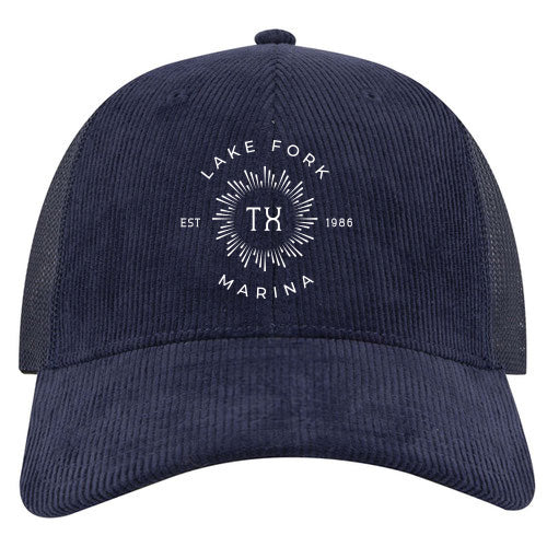 OTTO CAP Cotton Blend Twill 6 Panel Low Profile Mesh Back Trucker Cap Printed with a Customizable BURST COLLECTION Design