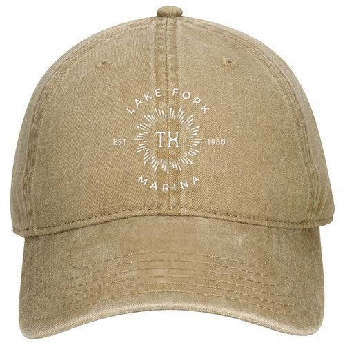 Custom BURST OTTO CAP Washed Cotton Pigment Dyed Superior Cotton Twill Dad Cap