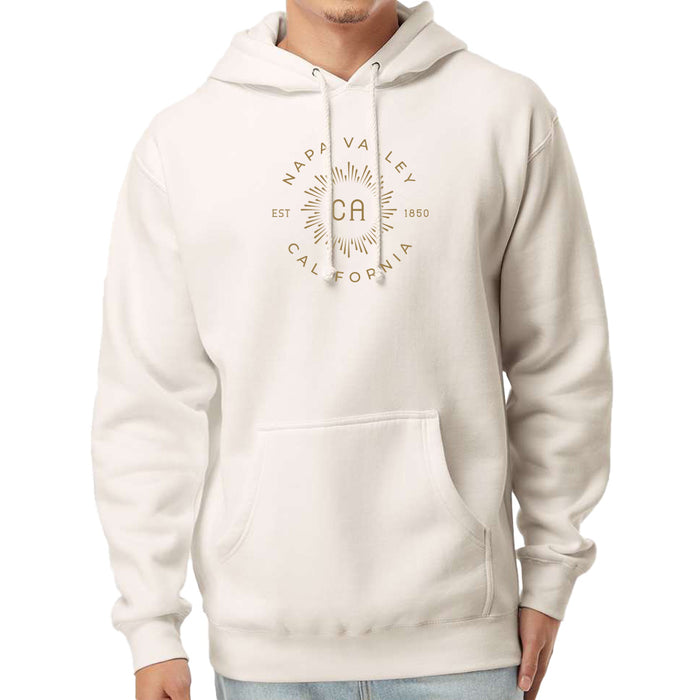 Custom Wholesale Independent Trading Co. Unisex 10 Oz. Heavyweight Hooded Sweatshirt Printed in BURST Collection Design