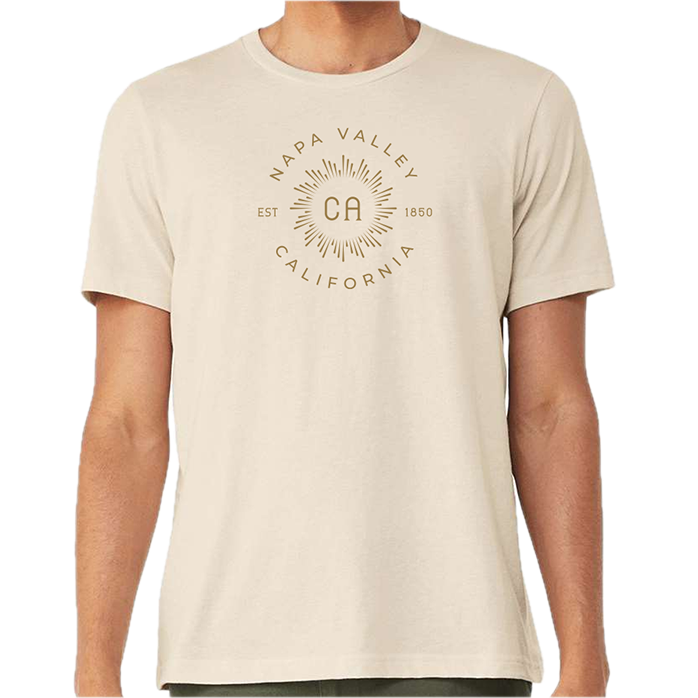 Bella + Canvas Unisex 4.2 Oz. CVC Jersey Tee Printed with a Customizable BURST COLLECTION Design