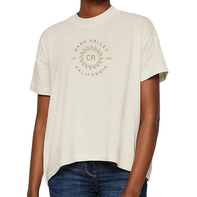 Live & Tell Ladies 4.3 Oz. Oz. Womens Hi Lo Tee