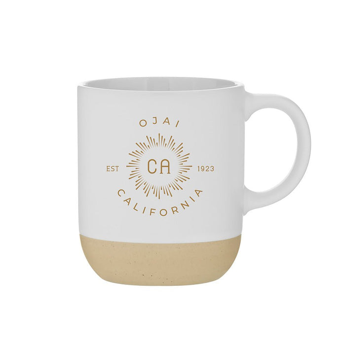 17 Oz. Terra Ceramic Matte Mug Printed with a Customizable BURST COLLECTION Design
