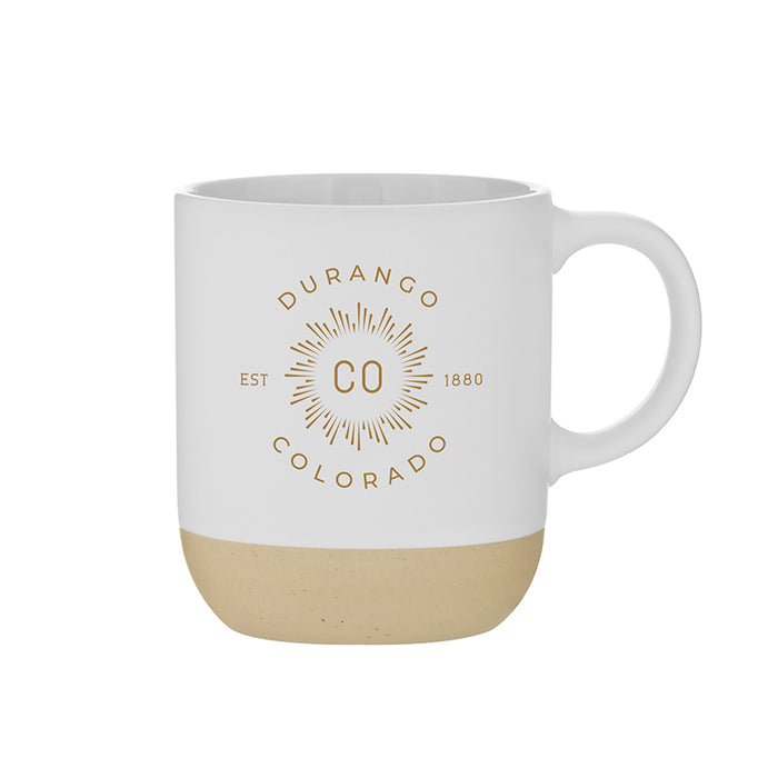 Custom BURST 17 Oz. Ceramic Matte Terra Mug