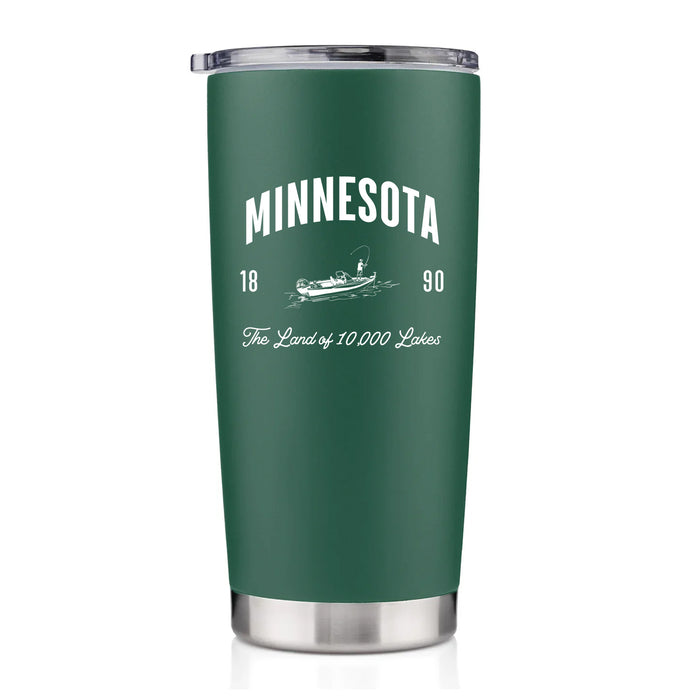 20 Oz. Stocky Tumbler Printed with a Customizable LAKE COLLECTION design