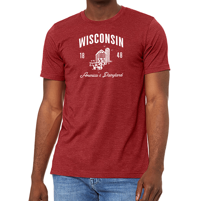 Bella + Canvas Unisex 4.2 Oz. CVC Jersey Tee Printed with a Customizable CABIN  COLLECTION Design