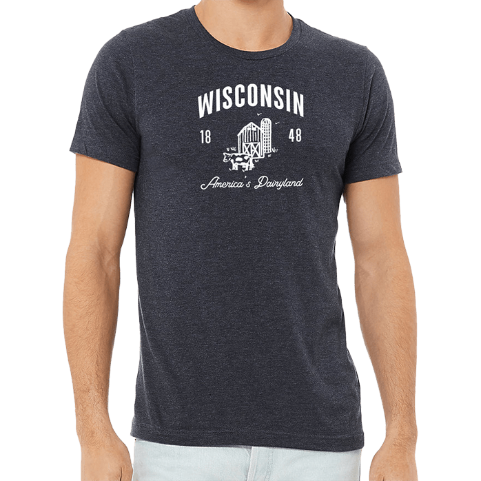 Bella + Canvas Unisex 4.2 Oz. CVC Jersey Tee Printed with a Customizable CABIN  COLLECTION Design