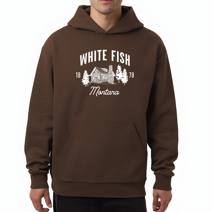 Custom Wholesale Independent Trading Co. Unisex 10 Oz. Heavyweight Hooded Sweatshirt Printed in CABIN Collection Design