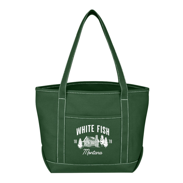 Custom Wholesale  24 oz.  Medium Cotton Canvas Yacht Tote Bag
