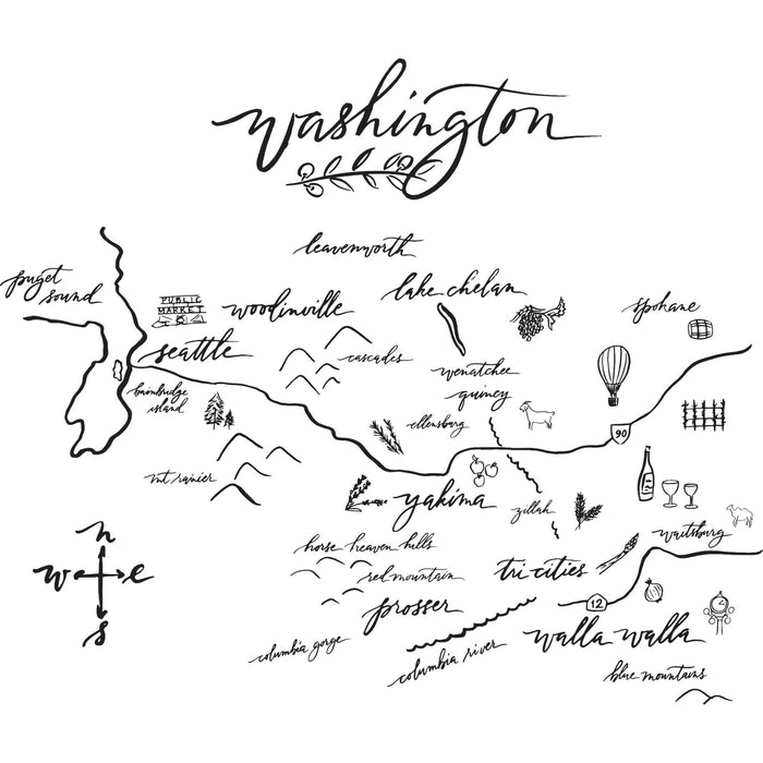 22 Oz. XD Stainless Insulated Tumbler Printed with a Customizable CALLIGRAPHY MAP Design