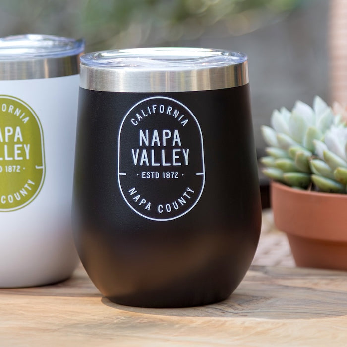 Custom CAPSULE  12 Oz. Insulated Stemless Wine Cup