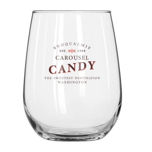 Custom Wholesale 17 Oz. Stemless Wine Glass