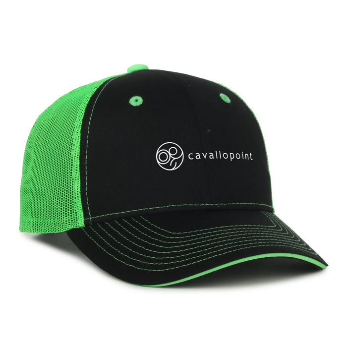 Custom BRAND / LOGO Outdoor Cap Garment Washed Trucker Cap