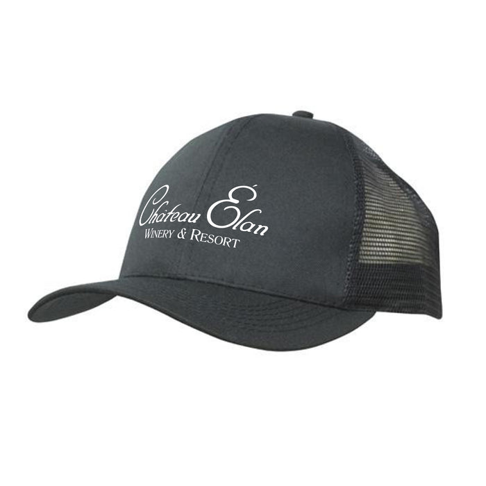 Custom BRAND / LOGO Headwear USA PolyTwill 6 Panel Trucker Cap
