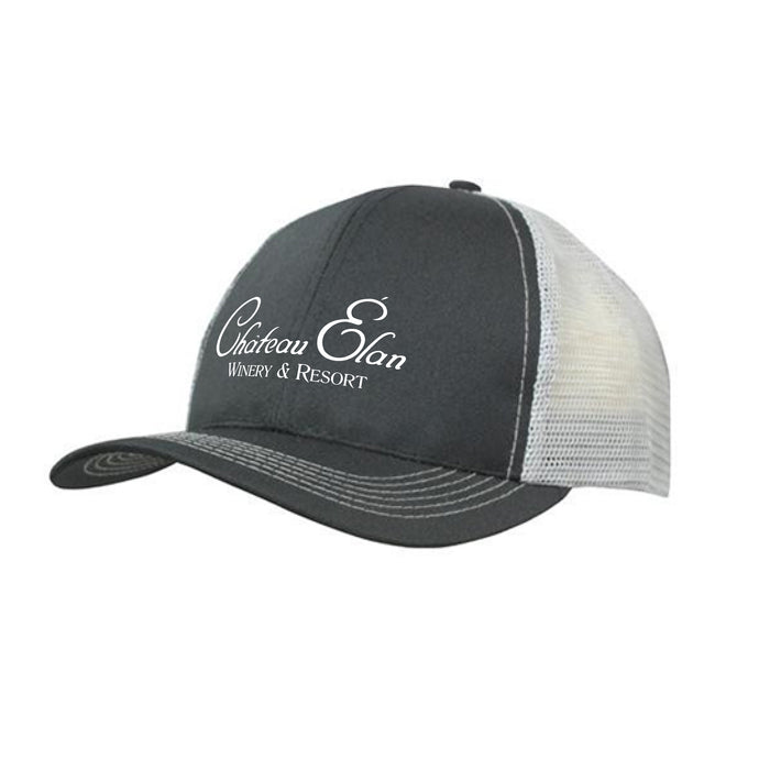 Custom BRAND / LOGO Headwear USA PolyTwill 6 Panel Trucker Cap