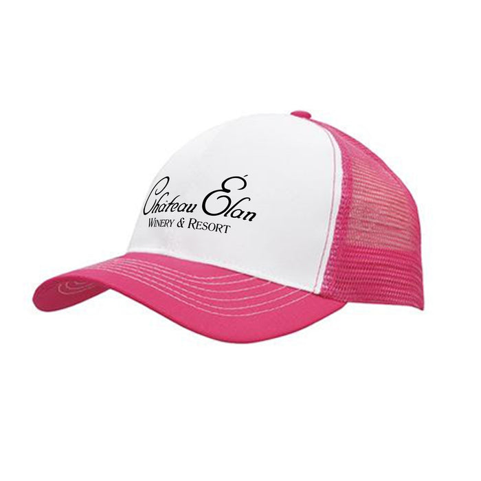 Custom BRAND / LOGO Headwear USA PolyTwill 6 Panel Trucker Cap