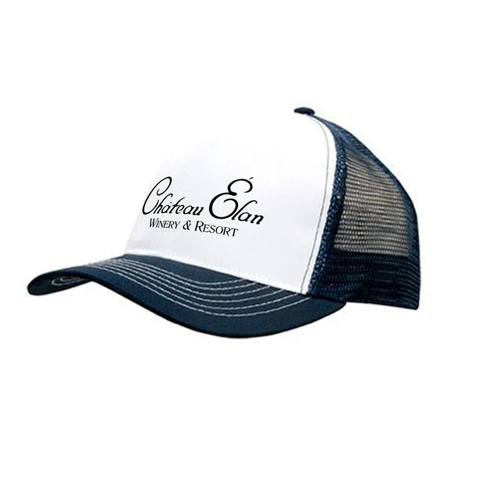 Custom BRAND / LOGO Headwear USA PolyTwill 6 Panel Trucker Cap