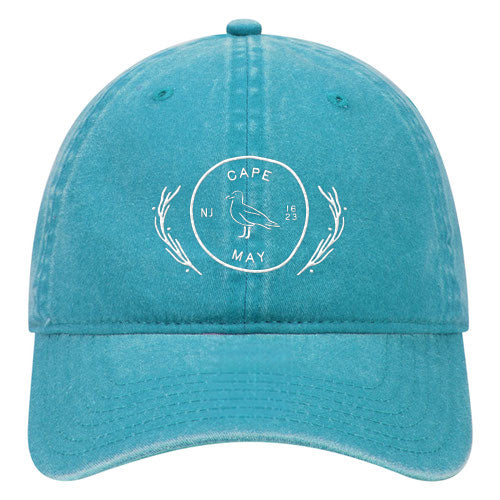 Custom COASTAL Washed Cotton Twill 6 Panel Low Cap