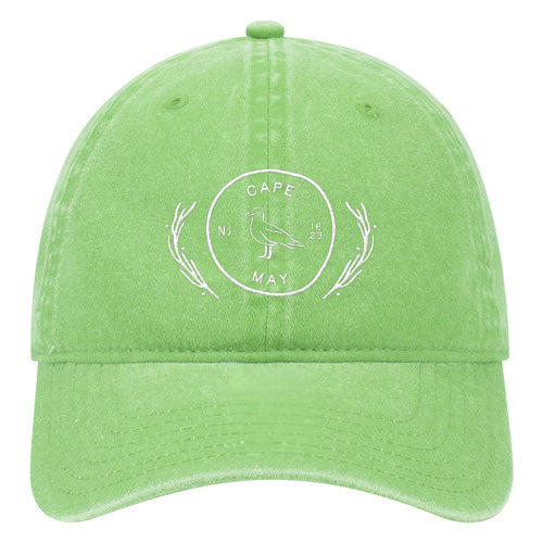 Custom COASTAL Washed Cotton Twill 6 Panel Low Cap