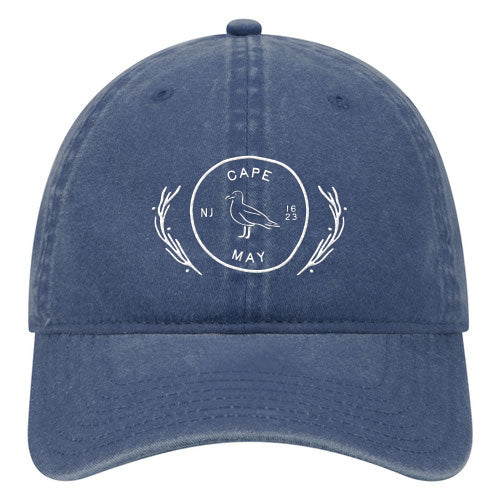 Custom COASTAL Washed Cotton Twill 6 Panel Low Cap