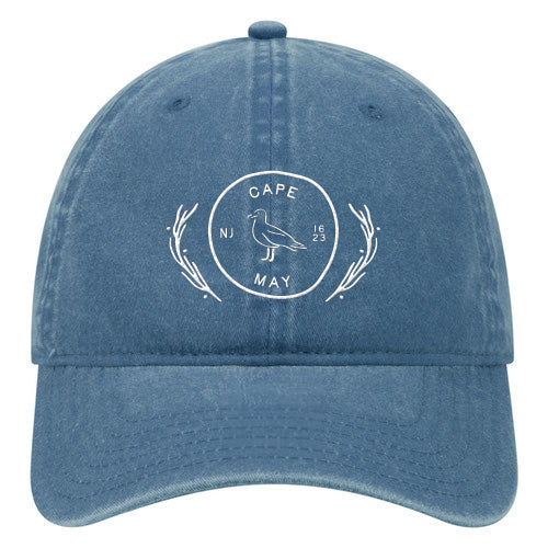 Custom COASTAL Washed Cotton Twill 6 Panel Low Cap