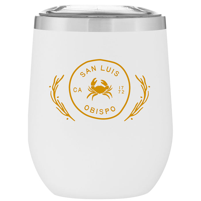 Custom COASTAL 12 Oz. Insulated Stemless Wine Cup