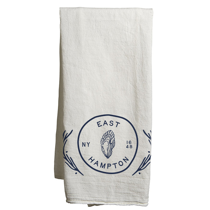 Custom COASTAL Flour Sack Tea Towels - White