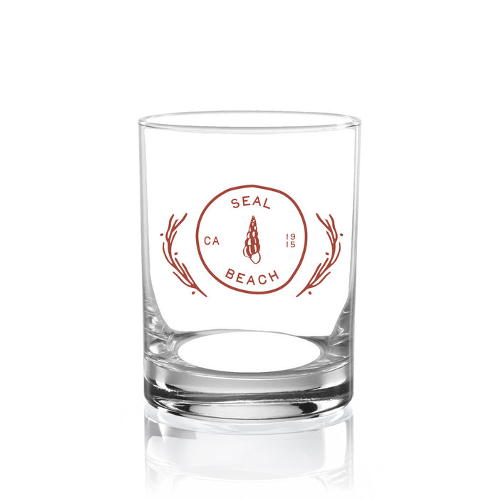 Custom COASTAL 13.5 Oz. Clear Old Fashioned Glass