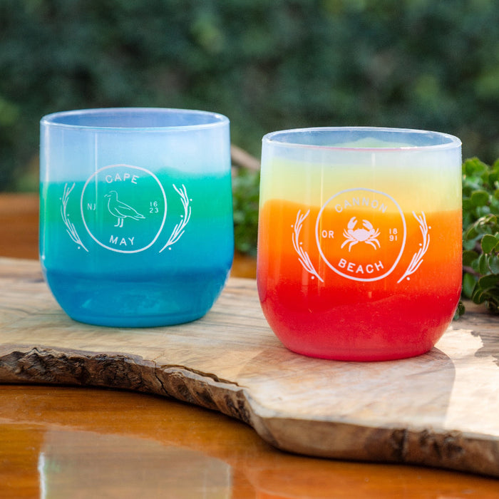 Custom COASTAL 12 Oz. Silicone Silipint Wine Cup