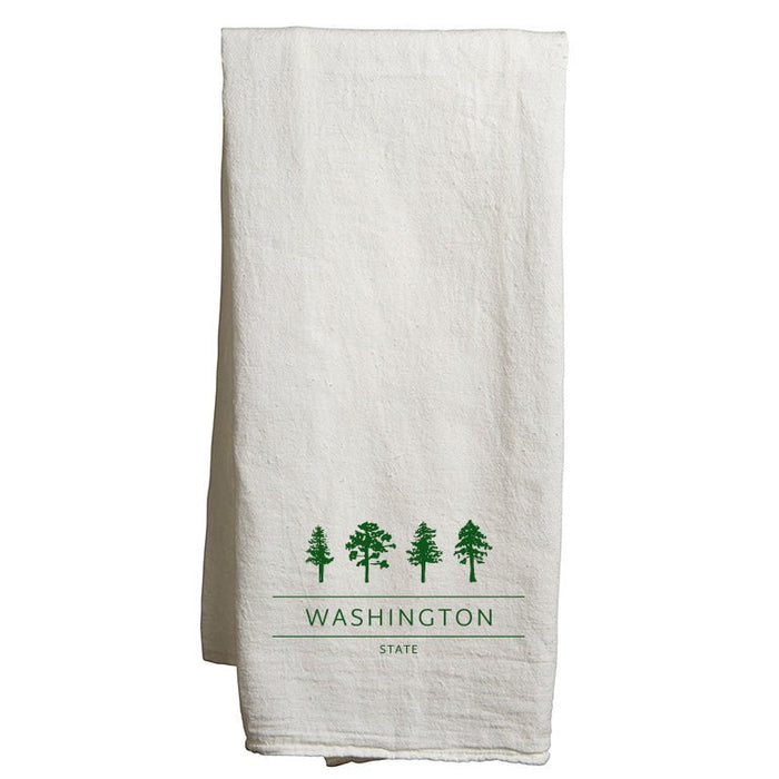 22" x 38" Flour Sack Tea Towel Printed with a Customizable VISTA COLLECTION Design