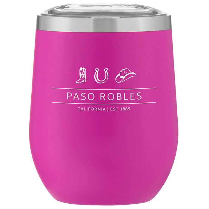 Custom Wholesale 12 Oz. Stainless Insulated Stemless Wine Cup