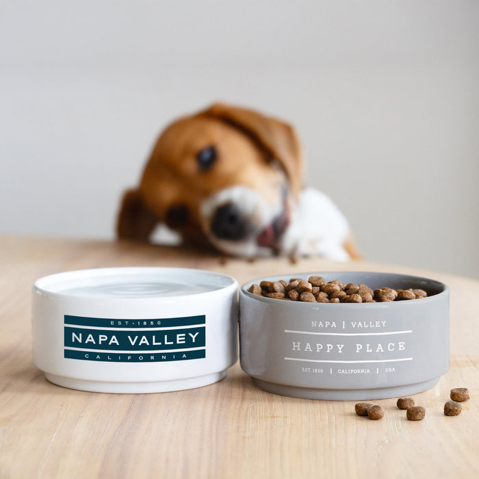 Custom Wholesale Parker Ceramic Pet Bowl