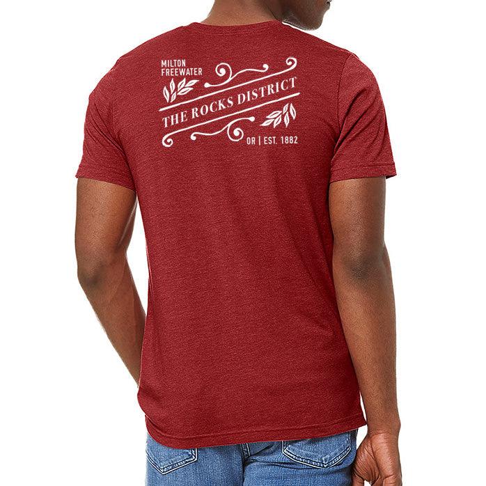 Bella + Canvas Unisex 4.2 Oz. CVC Jersey Tee Printed with a Customizable SLANT COLLECTION Design