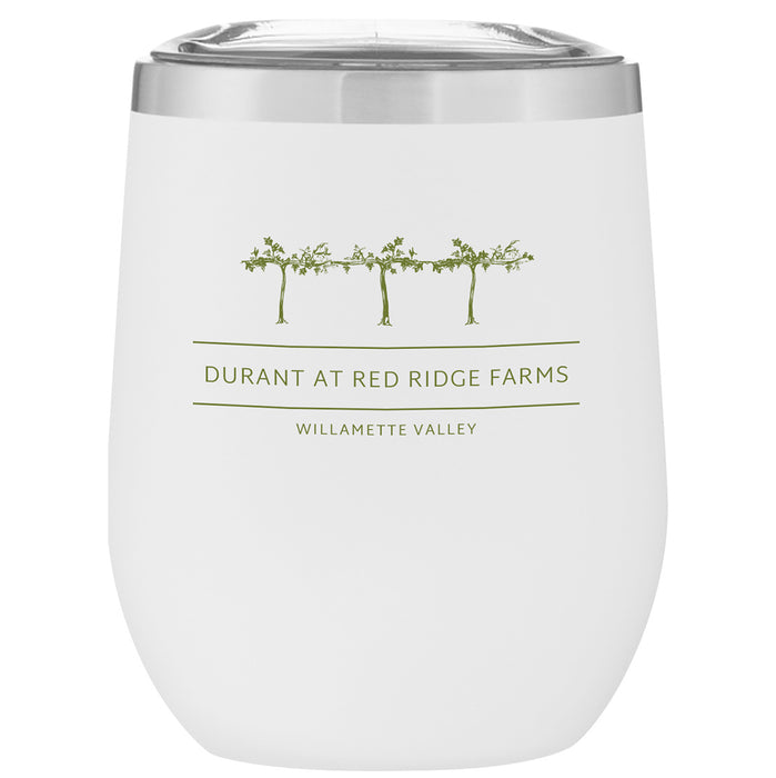 Custom Wholesale 12 Oz. Stainless Insulated Stemless Wine Cup Printed in VISTA COLLECTION Design