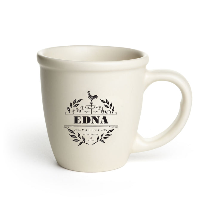14 Oz. Morning White Ceramic Mug Printed with a Customizable VINTAGE COLLECTION Design