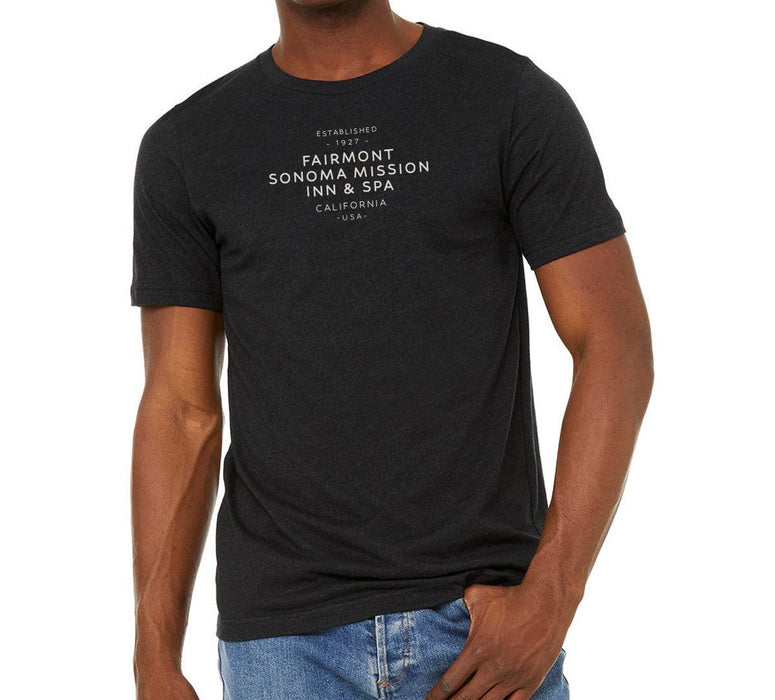 Bella + Canvas Unisex 4.2 Oz. Unisex Sueded Tee Printed with a Customizable TEXT COLLECTION Design