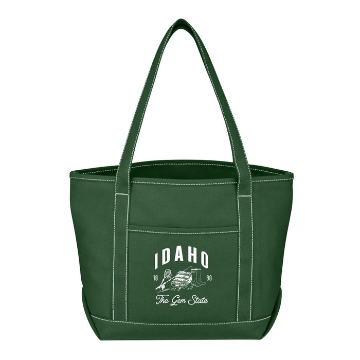 Custom Wholesale  24 oz.  Medium Cotton Canvas Yacht Tote Bag