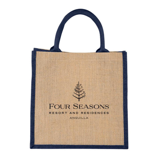 Medium Jute Shopper Tote Printed Customized with your Brand or Logo - Mercantile 12