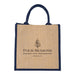 Medium Jute Shopper Tote Printed Customized with your Brand or Logo - Mercantile 12
