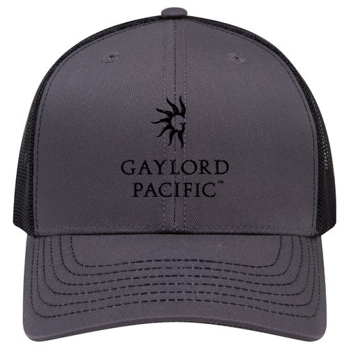 Custom BRAND / LOGO Cotton Blend Twill 6 Panel Mid Profile Mesh Back Trucker Cap