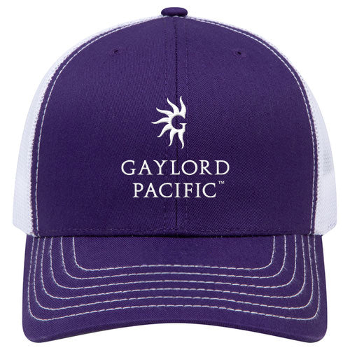 Custom BRAND / LOGO Cotton Blend Twill 6 Panel Mid Profile Mesh Back Trucker Cap