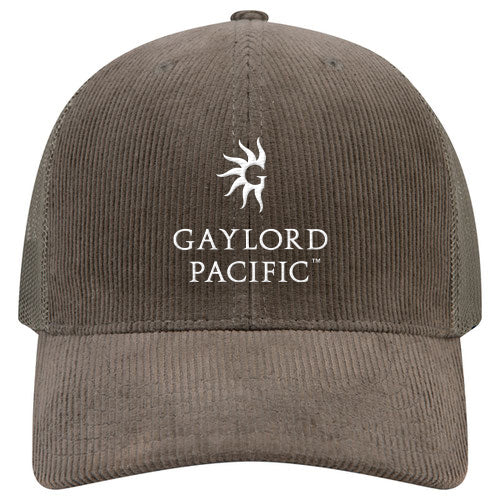Custom BRAND / LOGO Cotton Blend Twill 6 Panel Mid Profile Mesh Back Trucker Cap