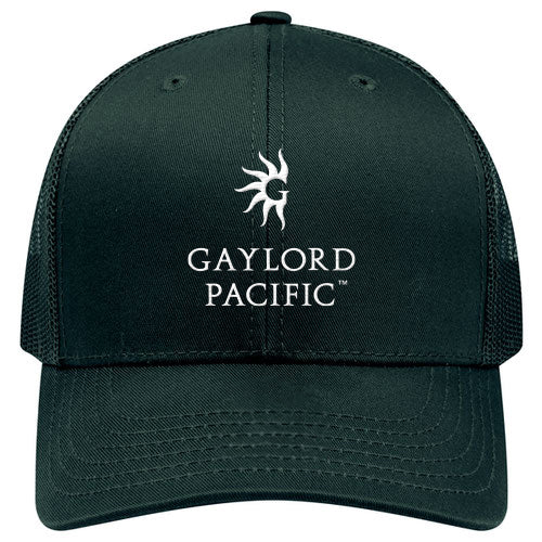 Custom BRAND / LOGO Cotton Blend Twill 6 Panel Mid Profile Mesh Back Trucker Cap