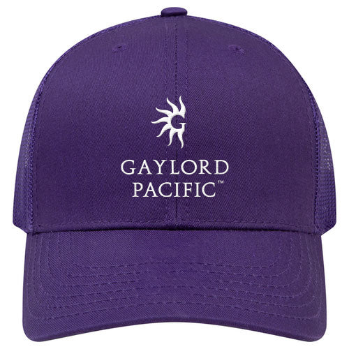 Custom BRAND / LOGO Cotton Blend Twill 6 Panel Mid Profile Mesh Back Trucker Cap