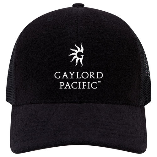 Custom BRAND / LOGO Cotton Blend Twill 6 Panel Mid Profile Mesh Back Trucker Cap