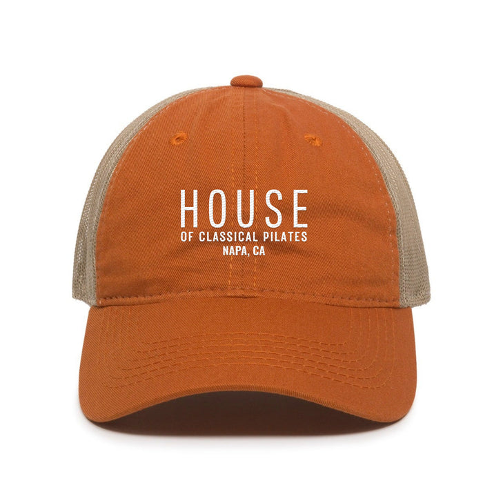 Custom BRAND/LOGO Garment Washed Cotton Twill Trucker Cap