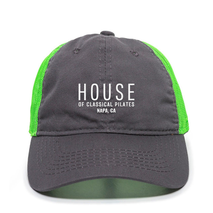 Custom BRAND/LOGO Garment Washed Cotton Twill Trucker Cap