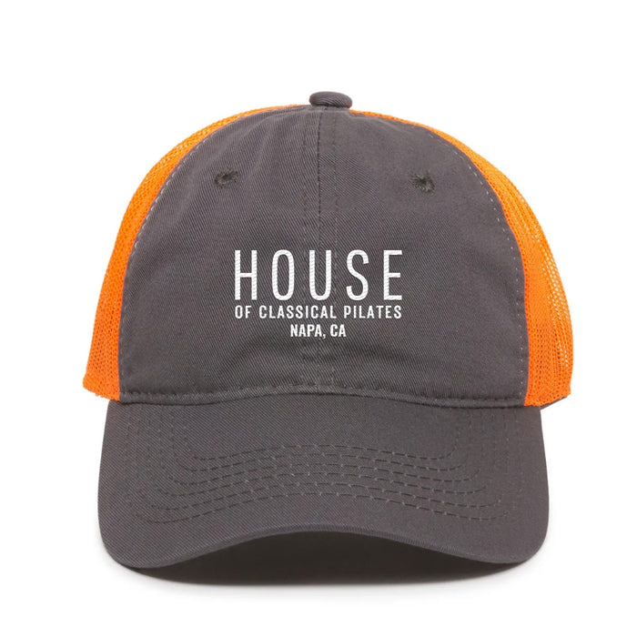 Custom BRAND/LOGO Garment Washed Cotton Twill Trucker Cap