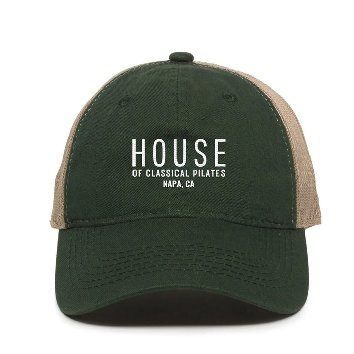Custom BRAND/LOGO Garment Washed Cotton Twill Trucker Cap