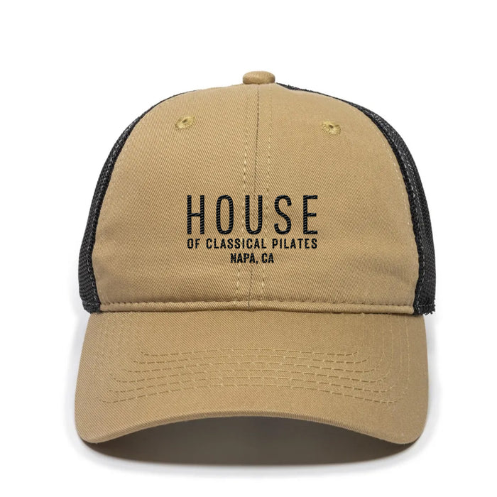 Custom BRAND/LOGO Garment Washed Cotton Twill Trucker Cap